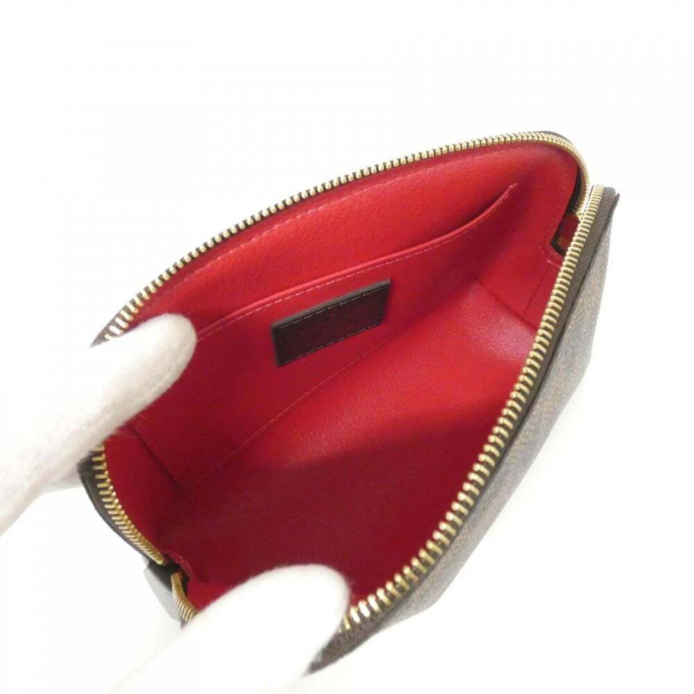 LOUIS VUITTON Authentic Brown Damier Pochette Pouch - Picture 5 of 6